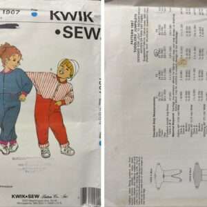 Pattern: (1989) Kwik Sew # 1967 Childrens Jumpsuit (Size 1-4)