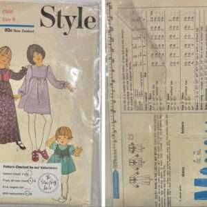 Pattern: (1973) Style #3822 Children's Dress & Bolero (Size 6)
