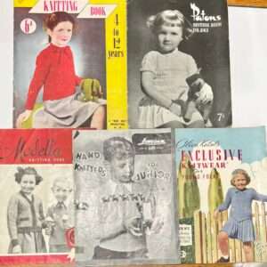 Booklet Bundle: (1940s-1960s) Vintage Children's Knitting (5)