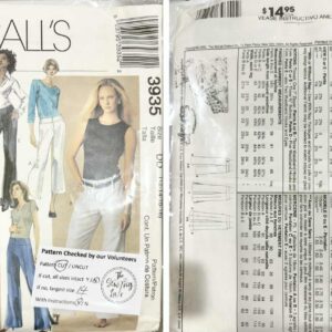 Pattern: (2003) MCalls #3935 Womens Petite Pants (Size 12-14)
