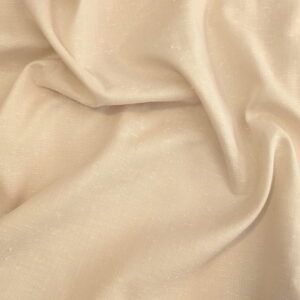 Cream 'Linen Look' Poly Woven (111cm x 392cm)