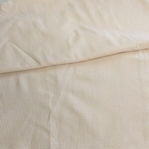 Peach Gingham Seersucker (112cm x 250cm)
