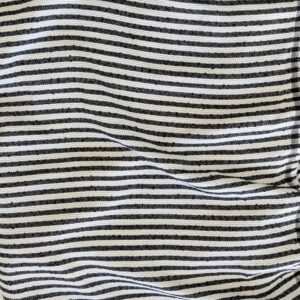 Black & White Chunky Contrast Weave Dress Fabric (140cm x 220cm)
