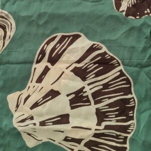 Bold Seashell Printed Very Light Cotton (140cm x 120cm)
