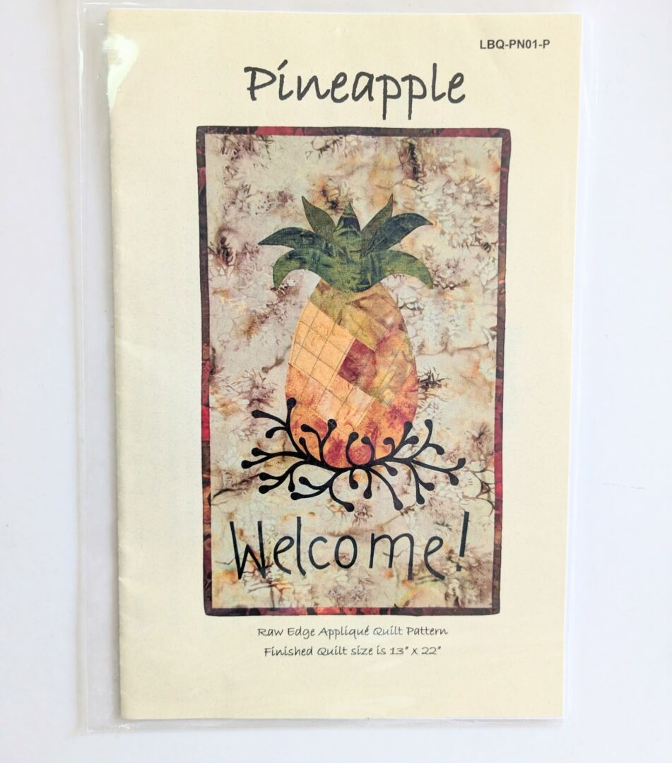 Quilt Pattern: 'Pineapple' by Laundry Basket Quilts (13" x 22" / 33cm x 55cm)