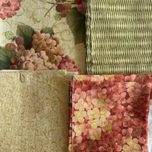 "Hydrangeas and Peonies" by Lake House District Quilting Cotton Bundle (4.2m total)