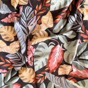 Leafy Polyester Voile (144cm x 173cm)