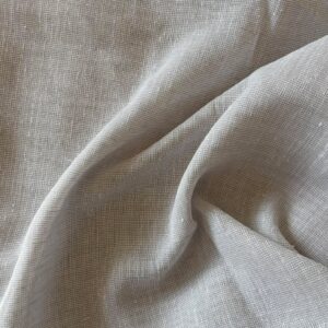 Gray Open Weave Sheer Curtaining (160cm x 249cm)