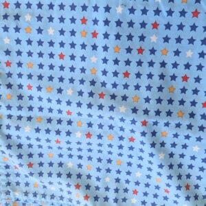 Blue Stars Lightweight Home Decorator Fabric (175cm x 170cm)