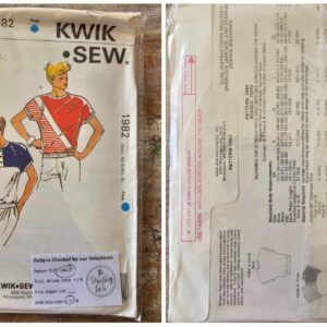 Pattern: Kwik Sew #1982 Ladies Tops (Size XS-XL)