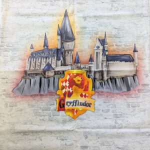'Gryffindor' Cotton Spandex T-shirt Panel (53cm x 77cm)