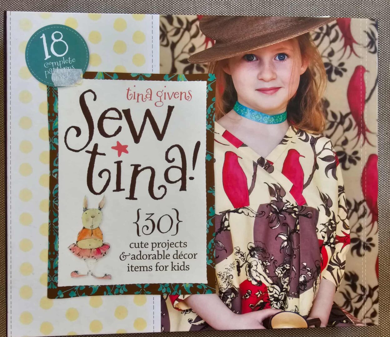 Book: Sew Tina - 30 cute projects & adorable deco items for kids (Hardcover, Spiral Bound, 144pp)