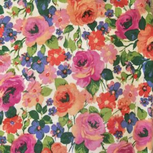 Floral Poly Spandex (150cm x 100cm)