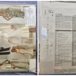 Pattern: (2006) Vogue #V2898 Ladies Jacket, Top, Dress, Skirt & Pants (Size 10-14)