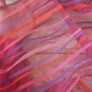 Pink Wavy Organza (140cm x 200cm)