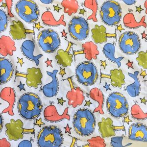 Save the Wildlife Cotton T-shirt Jersey (142cm x 110cm + extra)