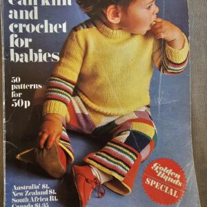Vintage Pattern Book: All you can knit and crochet for babies (50 patterns)