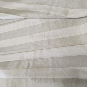 Champagne Striped Lightweight Curtaining (142cm x 100cm)