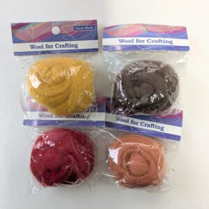 Bundle: Combed Wool for Crafting (40 grams)