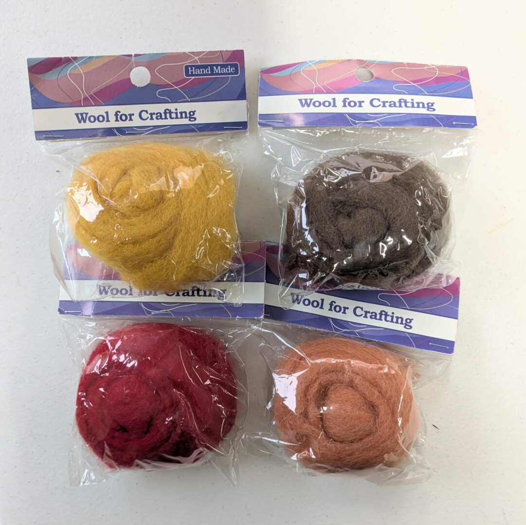 Bundle: Combed Wool for Crafting (40 grams)