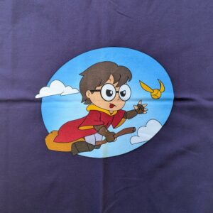 'Harry Potter' Cotton Spandex French Terry T-shirt Panel (80cm x 50cm)