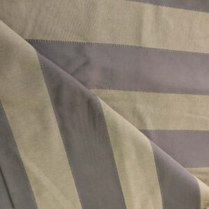 Brown & Gold Striped Home Decorator Fabric (140cm x 120cm)