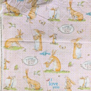 'Guess How Much I Love You' by Sam McBrateney & Anita Jeram Quilting Cotton (110cm x 170cm)