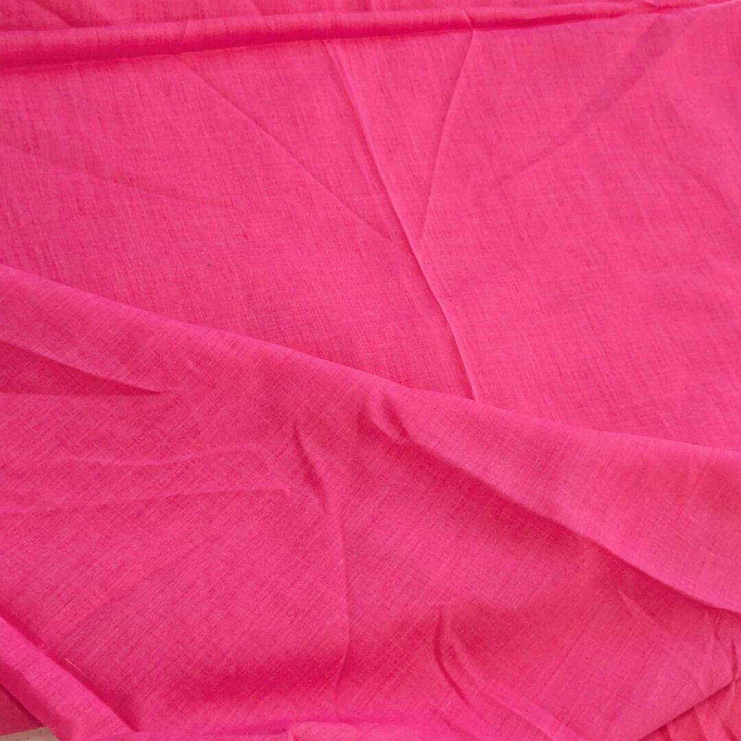 Hot Pink Semi-Sheer Dress Fabric (112cm x 245cm)