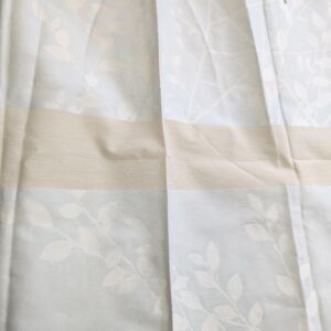 Champagne & Silver Semi-Sheer Curtaining (150cm x 100cm)