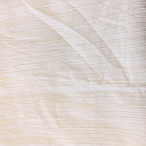 Cream Pleated Cotton Voile (117cm x 130cm)