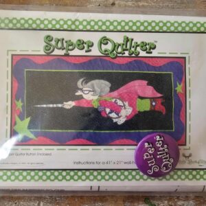 Pattern: "Super Quilter" by Amy Bradley Designs - Wallhanging (41" x 21")