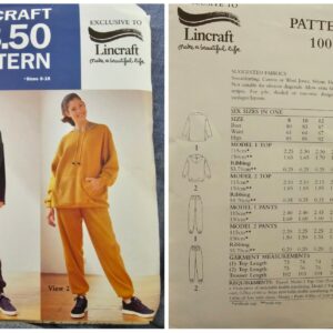 Pattern: Lincraft #1005 Ladies Tracksuit (Size 8-18)