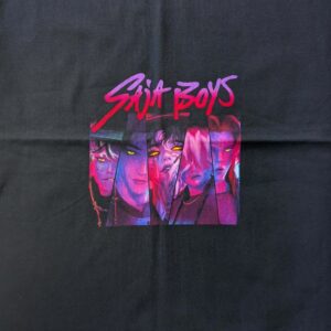 'Saja Boys' Cotton Spandex T-Shirt Panel (42cm x 53cm)