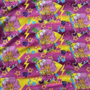 Loungefly Jem and the Holograms Cotton Spandex (165cm x 204cm)