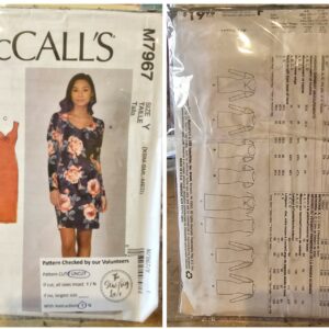 Pattern: McCalls #M7967 Ladies Dresses (Size XS/4-M/14)