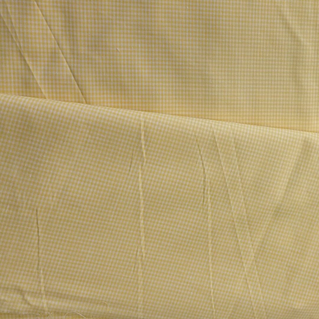 Yellow Check Shirting (240cm x 200cm)