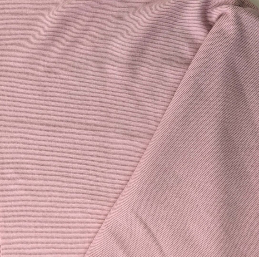 Blush Pink Tubed Ribbed Knit (170cm x 45cm)