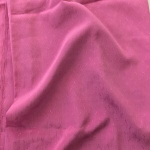 Pink Lightweight Crinkle Dress Fabric (115cm x 160cm)