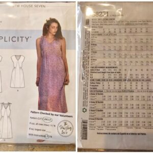 Pattern: Simplicity #S8231 Ladies Dresses (Size 6-14)