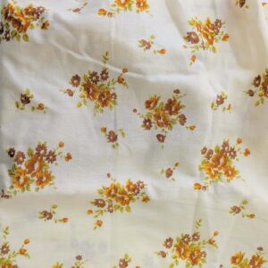Vintage Floral Textured Lightweight Cotton (86cm x 130cm)