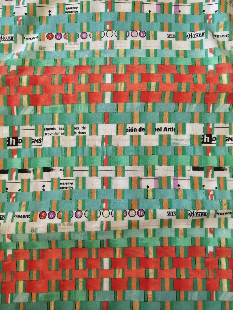 "Basket" part of the Story Collection by Carrie Bloomston for Windham Fabrics Quilting Cotton (110cm x 82cm)