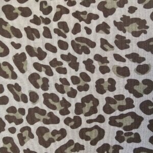 Silver Leopard Quilting Cotton (Fat Quarter)