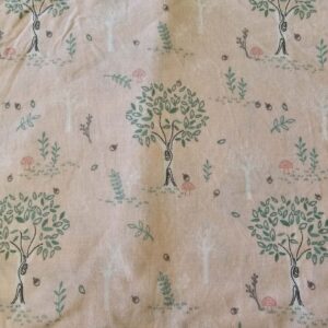 Acorn Trees Quilting Cotton (114cm x 98cm)