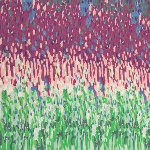Mottled Purple & Green Chiffon (112cm x 70cm)