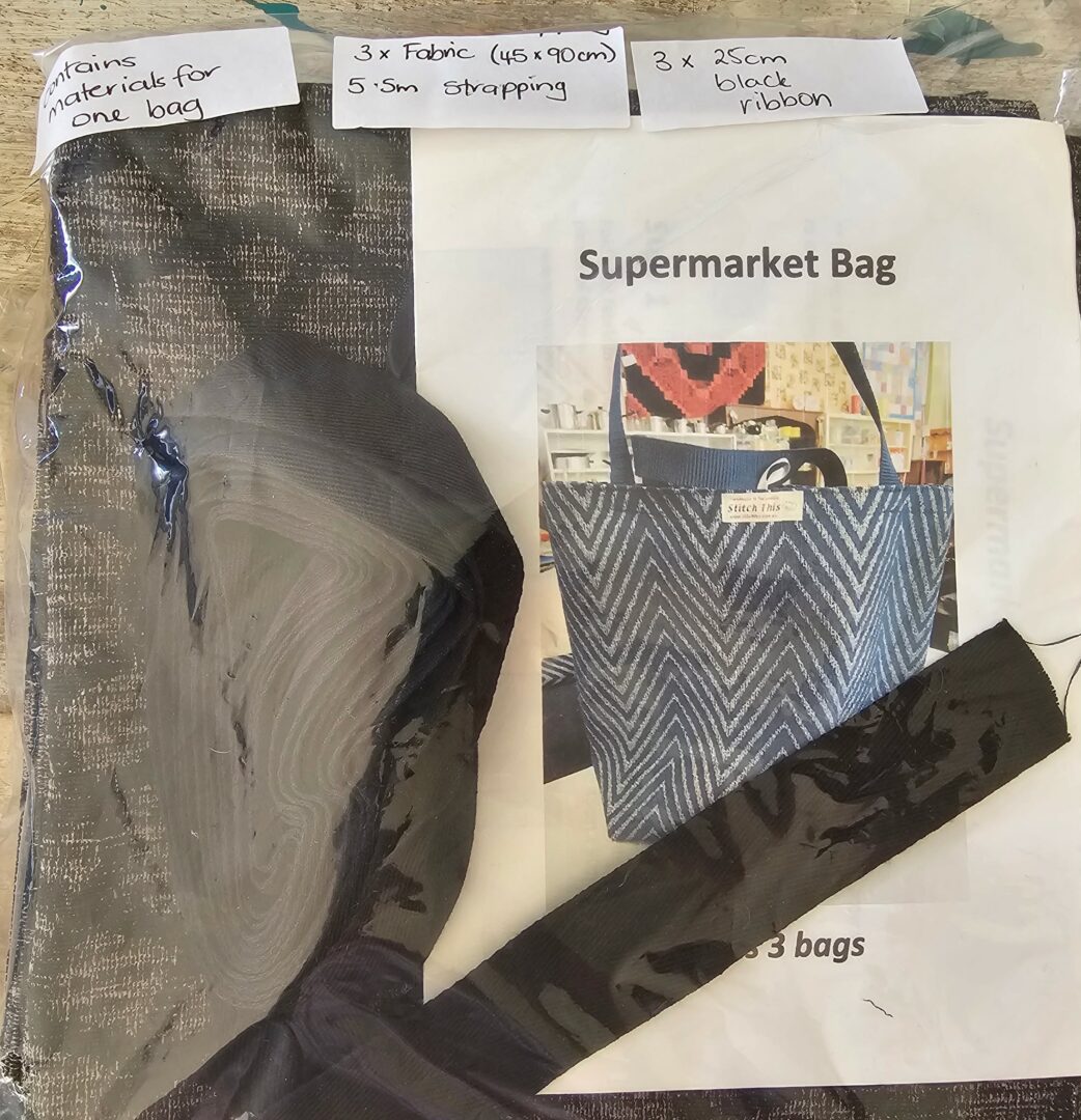 Kit: "Supermarket Bag" - Complete Kit to make one bag