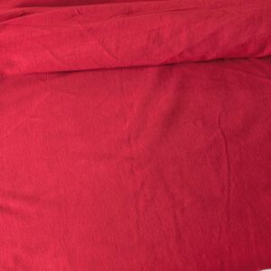 Red Cotton Elastane Jersey (119cm x 190cm)