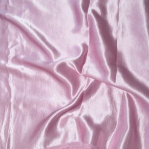 Baby Pink Textured Satin (110cm x 400cm)