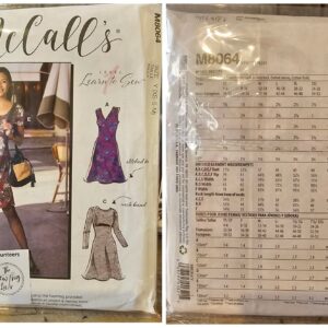 Pattern: McCalls #M8064 Ladies Dresses (Size XS/4-M/14)