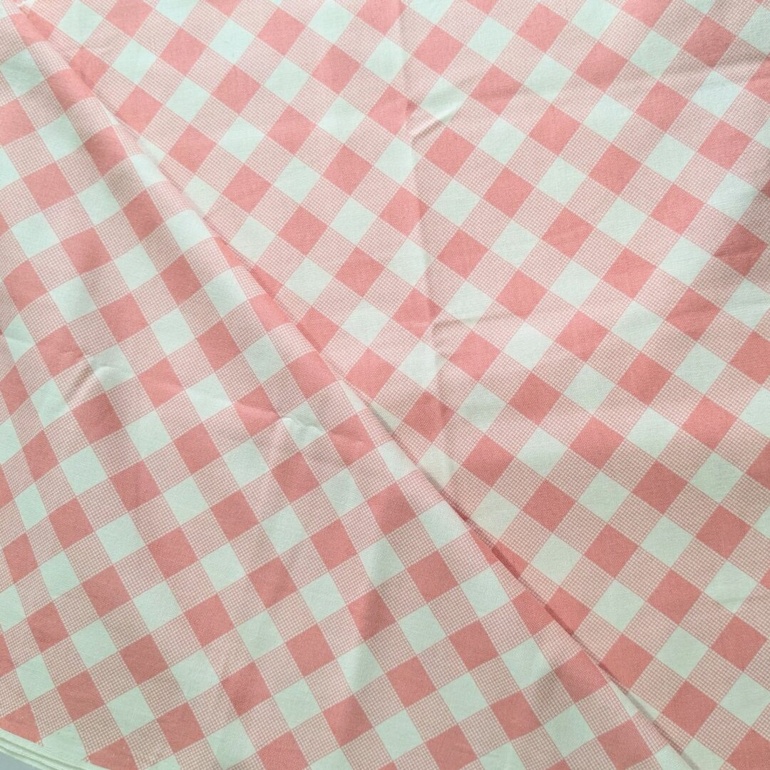 Pink Gingham by Andover Fabrics Quilting Cotton (115cm x 100cm)