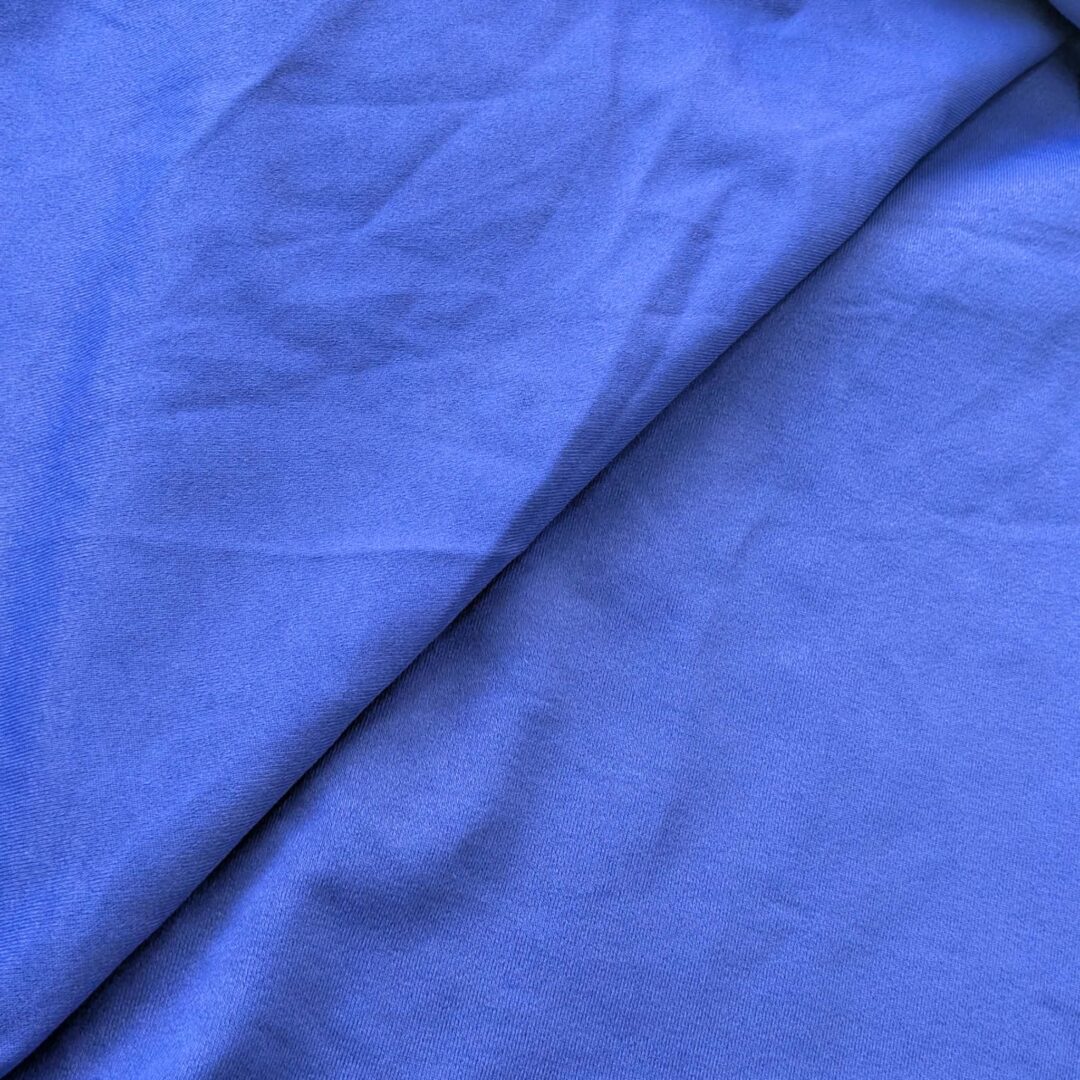 Blue Lightweight Ribbed Knit (175cm x 100cm)